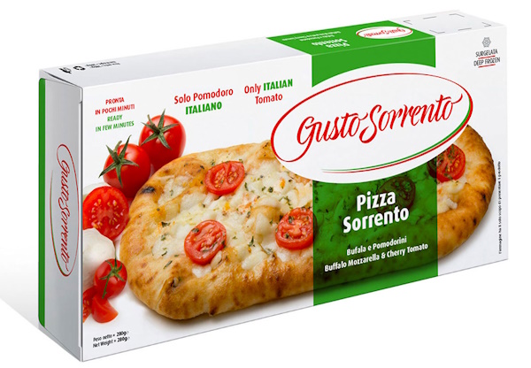 Gusto Sorrento Italian Pizza Sorrento Buffalo Mozzarella & Cherry Tomato